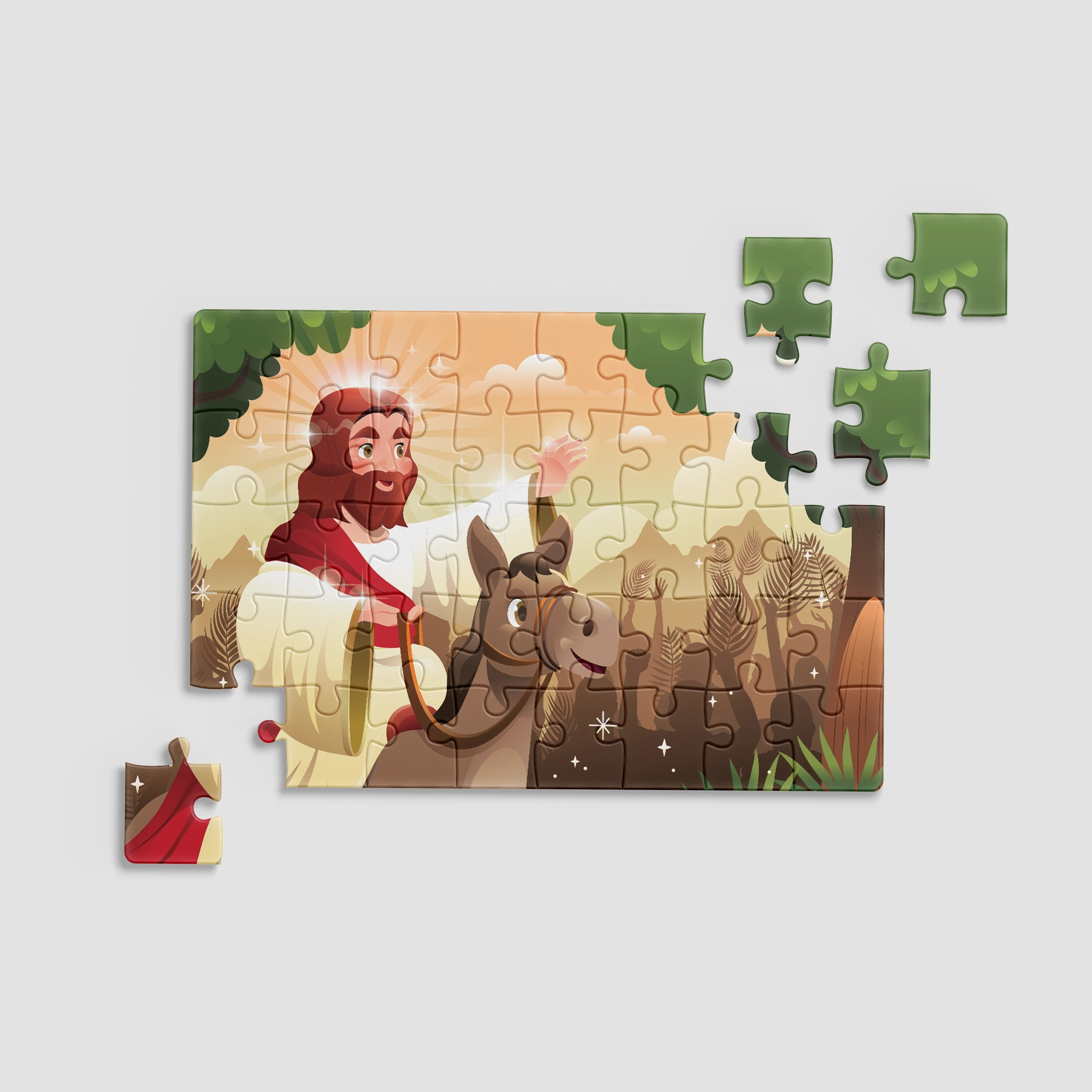 Puzzle, cadou copii - Florii 13x18cm